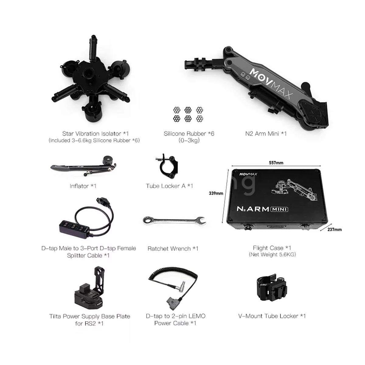 MOVMAX N2 Air Arm Mini Standard Kit