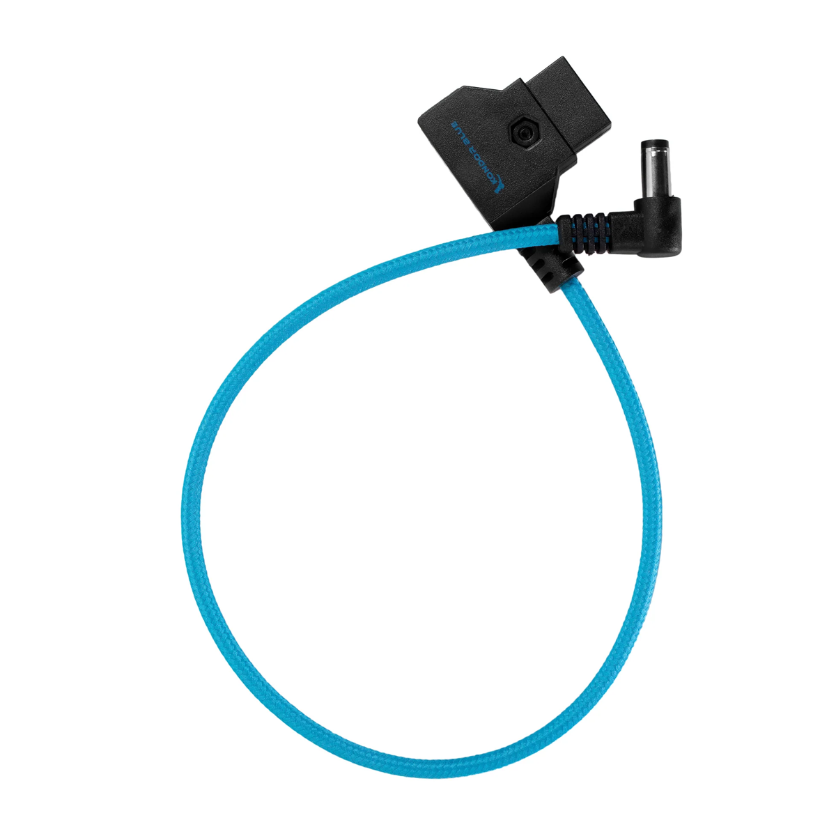 Kondor Blue 15″ D-Tap to DC Right Angle Straight Cable (5.5 x 2.5mm) (Canon C70/Atomos)