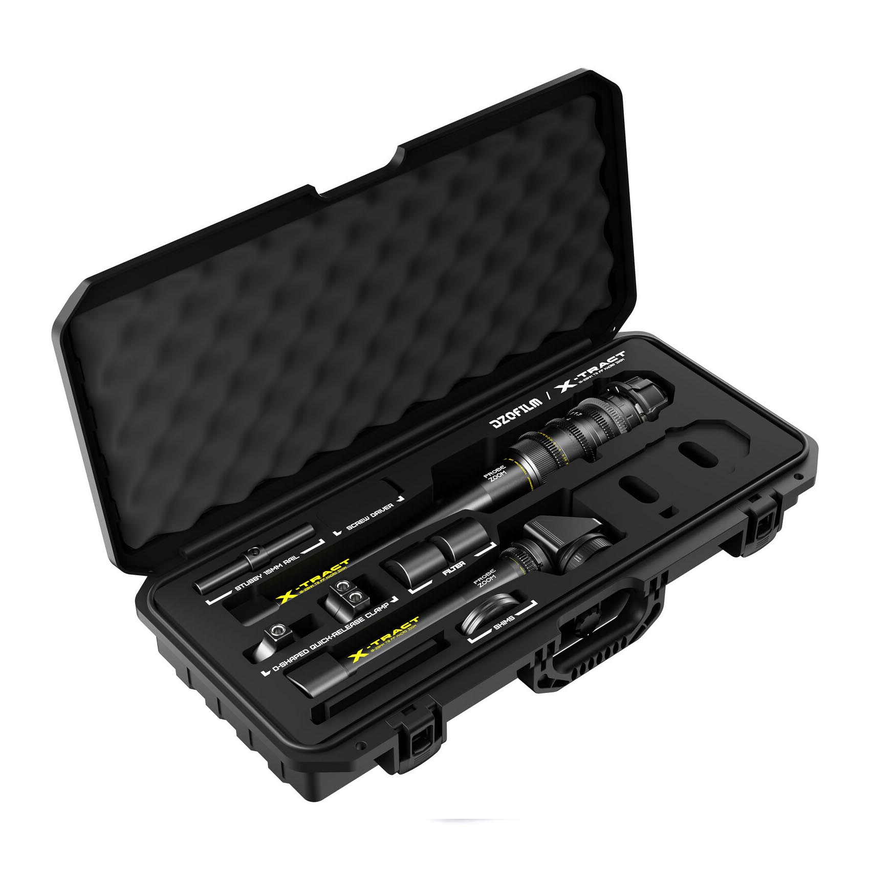 DZOFilm X-Tract 18-28mm T8 FF Detachable Probe Zoom Macro Lens with Case (90 & 360°, ARRI PL, Metric)